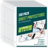 UPZDER Sheet Protectors 8.5 x11 Inch Clear Page Protectors for