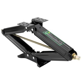 ToughGrade 5000lb 24" RV Scissor Jack For Camper Trailer, 4 Pack w/ Handle