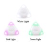 3 Pcs LED Guitar Pick White Green Purple Light Up