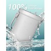 Garoopion Waterproof Car Garbage Can, 1.9 Gallon Soft Silicone Hanging