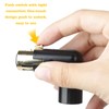 MAD OWL 3-Pin XLR 90 Degree Adapter, Adjustable Male to