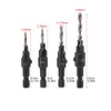 Bosch Countersink Drill Bit, 4 Pieces Hex Shank HSS Drill