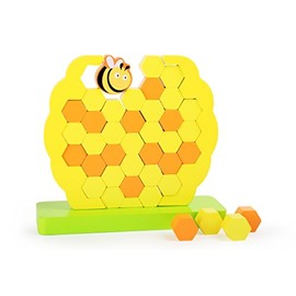 Small Foot 10464 Beehive Wobbly Tower Toy