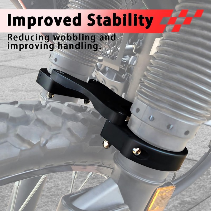 Xitomer Motorcycle Fork Brace, Fit for KLR650 2008 2009 2010