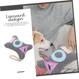 Hohopeti Skin-Friendly Dog Squeaky Treat Ball Puzzle Mat for Puppy Bite-Resistant Dog Toy Brain Teasing Pet Snuffle Toy Indoor Training Toy