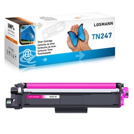 LOSMANN 1x Magenta Toner Compatible with Brother TN-247 TN-243 for Brother MFC-L3770CDW MFC-L3750CDW HL-L3230CDW HL-L3210CW MFC-L3710CW DCP-L3550CDW MFC-L3730CDN DCP-L3510CDW HL-L-L3510CDW