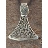 Kiss of Leather Viking Axe Pendant 925 Sterling Silver No.385,