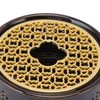 Teapot Warmer Tea Coffee Warmer Base Ceramic Heater with Spoon
