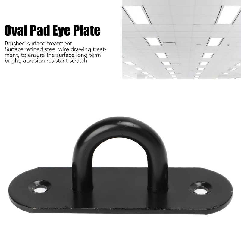 5 PCS Stainless Steel Eye Plate Ceiling Hook Pad Eye