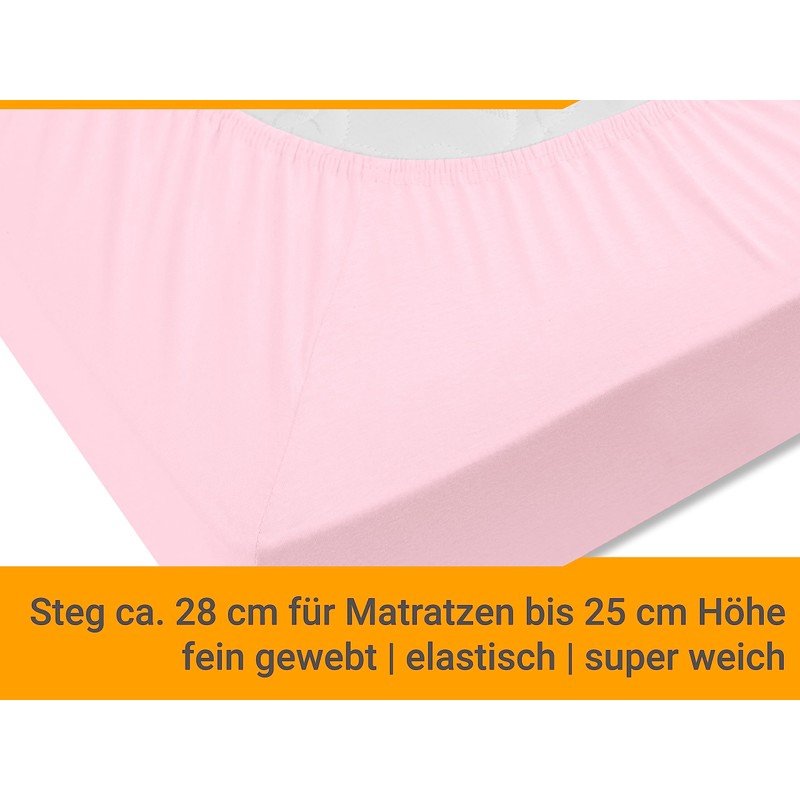 Classic Jersey Fitted Sheet Available In 34 Colours and 6