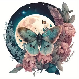 kbatuo 2pcs Beautiful Butterfly Iron On Transfers for T-Shirts, Rub on Transfers Stickers Vinyl Ready to Press Stickers Iron on Decals for T-Shirts Clothing Hoodie DIY Crafts