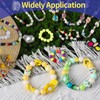 FANDAMEI 1mm Elastic Bracelet String Cord, Crystal Stretch Bead Cord