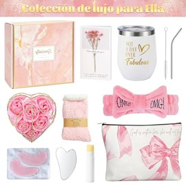 Regalos de Cumpleaños para Mujeres 7/11 Piezas, Paquete de Cuidado Personal para Mujeres, Regalos para Mujer Amiga Mama Esposa, Regalo San Valentin Caja de Rgalo Aniversario