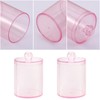Tbestmax 2 Pack Qtip Holder Bathroom Jars Canisters for Cotton