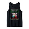 Havanese Dog in Christmas Socks Ugly Sweater Xmas Pajama Tank
