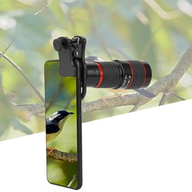 Cell Phone Camera Lens, 20X Long Focus Zoom Telephoto Lens with Clip for Smart Phone Tablet PC for Sports Events, Concerts, Bird Watching