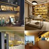 LAIFUNI Dimmable Under Cabinet Lighting, Color Temperature Changing LED Light