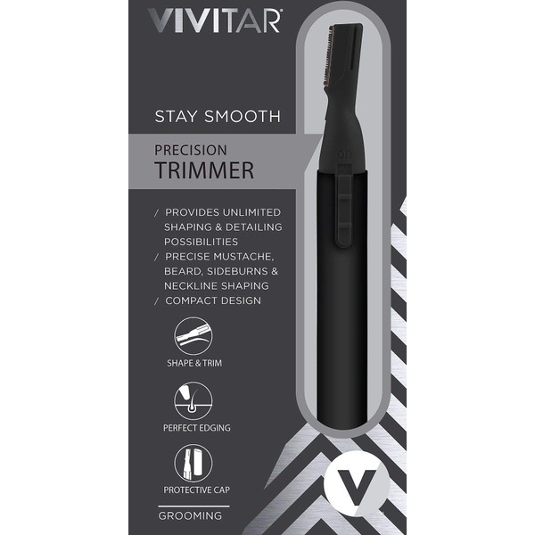 Vivitar PF-V016 BLK Precision Pen Trimmer, Black