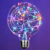 LEDimagine Fairy String Light Bulb, LED Globe Light Pendant, RGB
