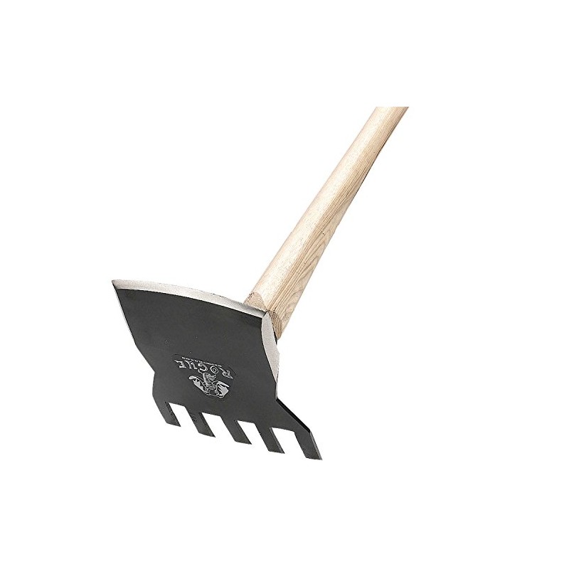 Rogue Hoe 7" Hoe/Rake with 40" Curved Hickory Handle