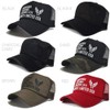 AVIREX Front Embroidered Limited USA Mesh Cap, charcoal camouflage, 57