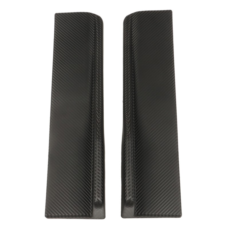 2PCs Rear Side Skirt Winglet Carbon Fiber Style Universal Car