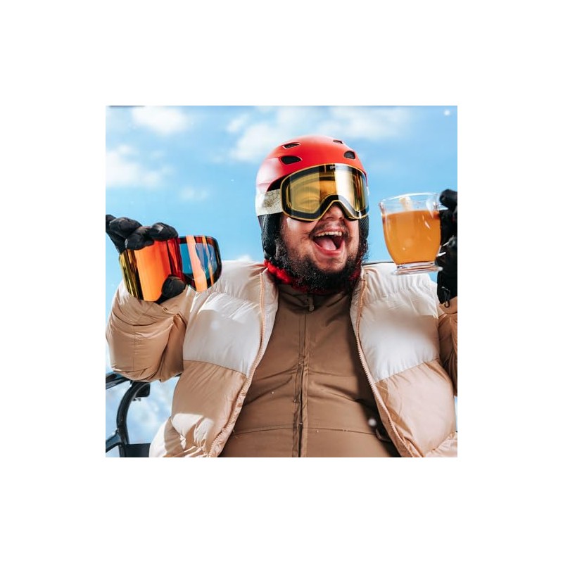 Goodr SNOW G Here for the Hot Toddies, Black