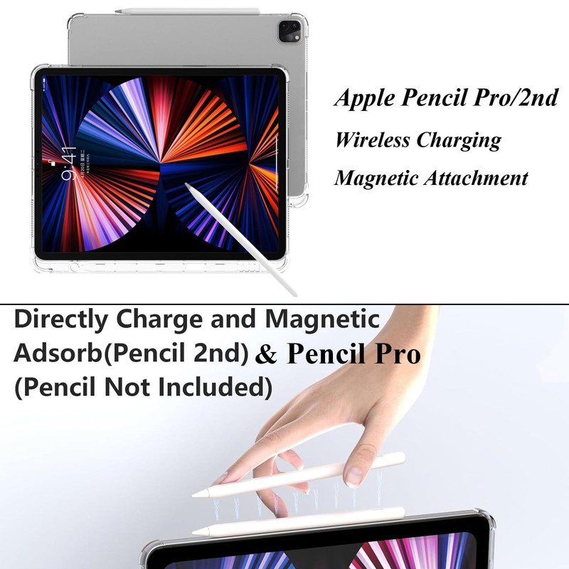 Clear Case for Pad Pro 13 inch M4 7th Generation