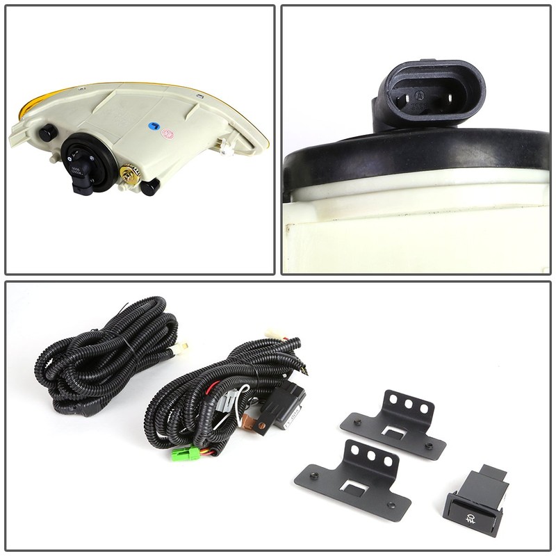 DNA MOTORING FL-ZTL-139-AM Fog Light With Switch Driver & Passenger