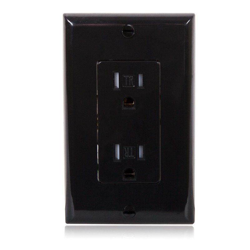 Maxxima 15A Tamper Resistant Duplex Receptacle - Standard Decorative Electric