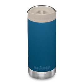 Klean Kanteen Unisex's TKWide 12 oz (with Coffee Lid) - Blue