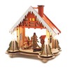 LED Christmas House Wooden Feeder Original Wichtelstube Collection Christmas Decoration