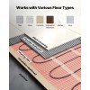 Radiant Heating Mat 15 Sq Ft Self Adhesive 120V For