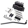 Black Replacement Double Roll Locking Tremolo System Bridge Electric Guitar