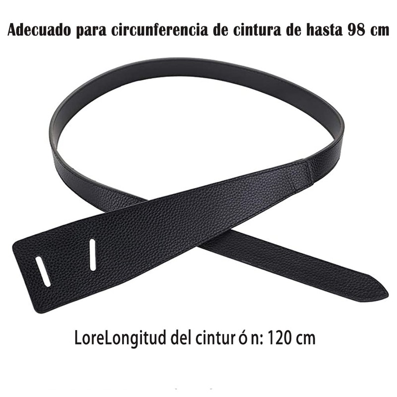 GeorgeX Cinturón de Vestir de Moda para Mujer, Jeans Anudados