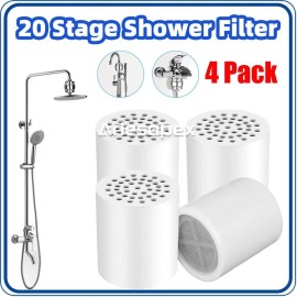 ariesapex 4PCS 20 Stage Shower Filter Replacement Cartridge Shower Filter for Hard Water