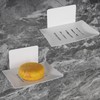 2 Pack Soap Dishes for Bathroom, Bar Soap Holder with
