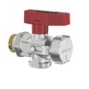 Simplex KFE Ball Valve Corner AG 1/2 Inch, Self-Sealing Thread