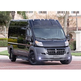 BLINGLIGHTS White LED Fog Lamps Lights Kit for 2014-2024 Ram ProMaster 1500 2500 3500