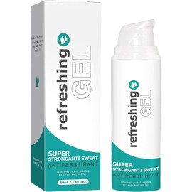 Generisch Antiperspirant Refreshing Gel 50ml, Against sweaty hands, sweaty feet, and facial sweating, Against underarm odor, antiperspirant gel for men and women.