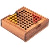 LOGOPLAY Halma Travel Game - Red Yellow Classic Strategy Game
