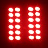 YM E-Bright 1-Set(2PCS) RGB 5050 24SMD LED Panel Dome Light