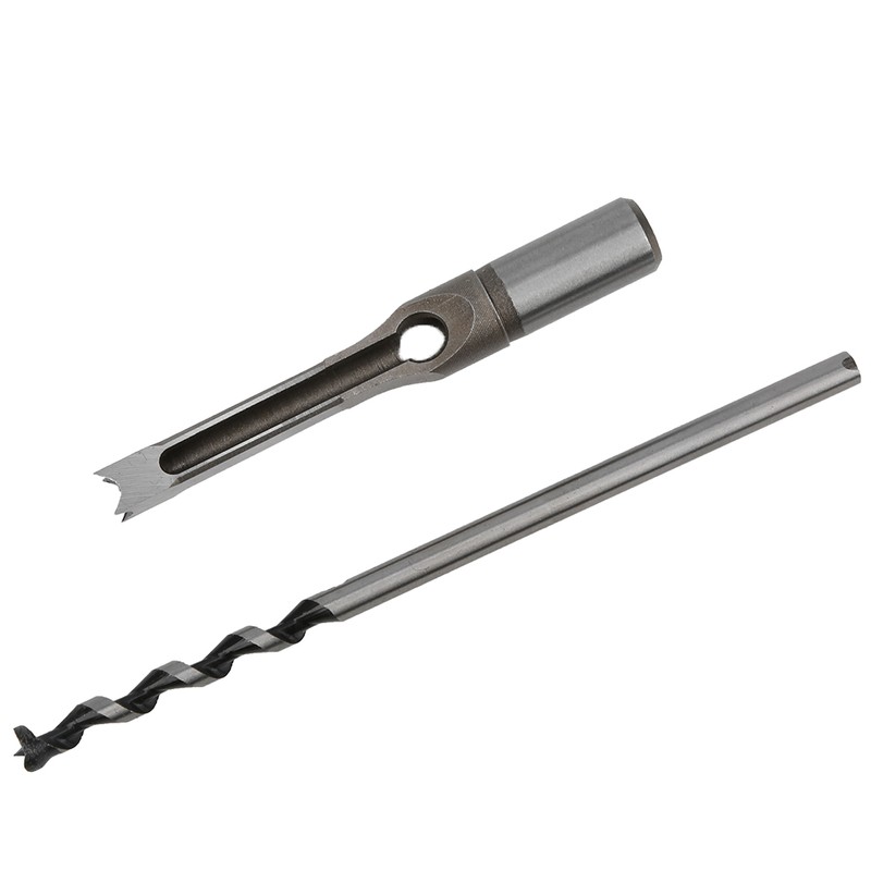 4Pcs Square Hole Drill Bits Woodworking Bearing Steel Wood Drilling