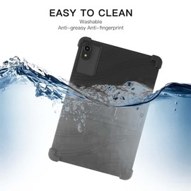 Case for ApoloSign EP1095T Tablet 11 inch,Soft Silicone Protector Cover,Kids Friendly,Adjustable Stand Tablet Cover,4 Corners Thicken Shockproof,Black