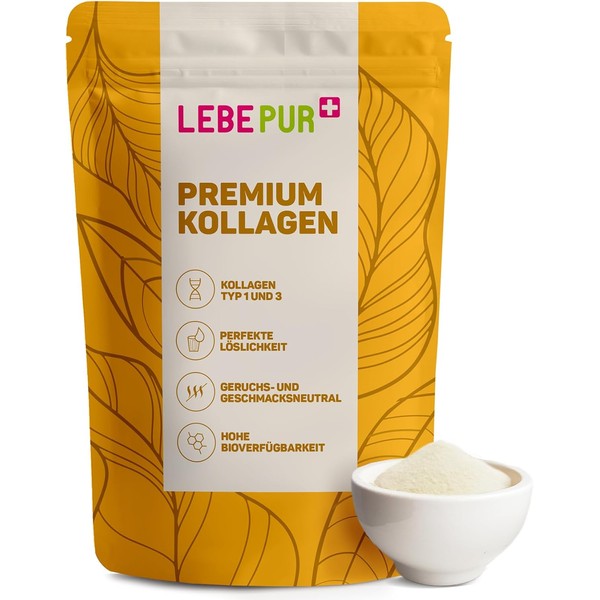 Lebepur Collagen Powder 1 kg - Bioactive Premium Collagen Hydrolysate