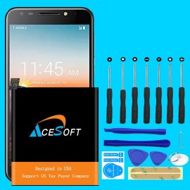 For Alcatel Long Lifespan 3100mAh Upgraded Battery Screwdriver Tool f Alcatel A30 Plus 5049S