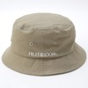 Fruit of the Loom Embroidered Logo Bucket Hat, Unisex, Hat,