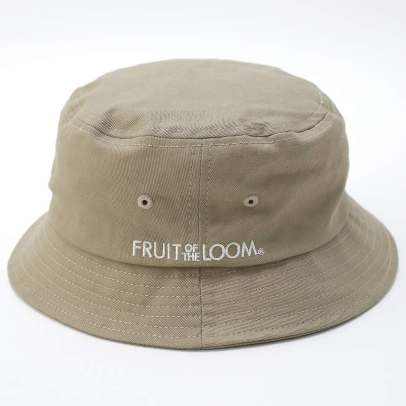 Fruit of the Loom Embroidered Logo Bucket Hat, Unisex, Hat,
