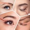 Ouligay Pack of 3 Eyelash Tweezers Applicator False Eyelash Tweezers