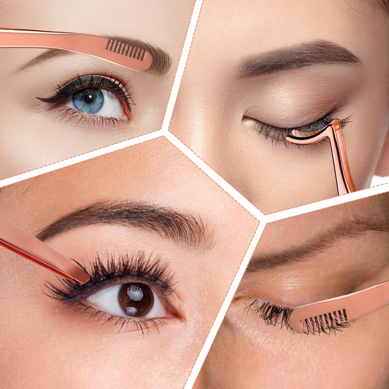 Ouligay Pack of 3 Eyelash Tweezers Applicator False Eyelash Tweezers